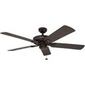 Honeywell Ceiling Fans Belmar, 52 in. Indoor/Outdoor Ceiling Fan with  No Light, Bronze 50199-40